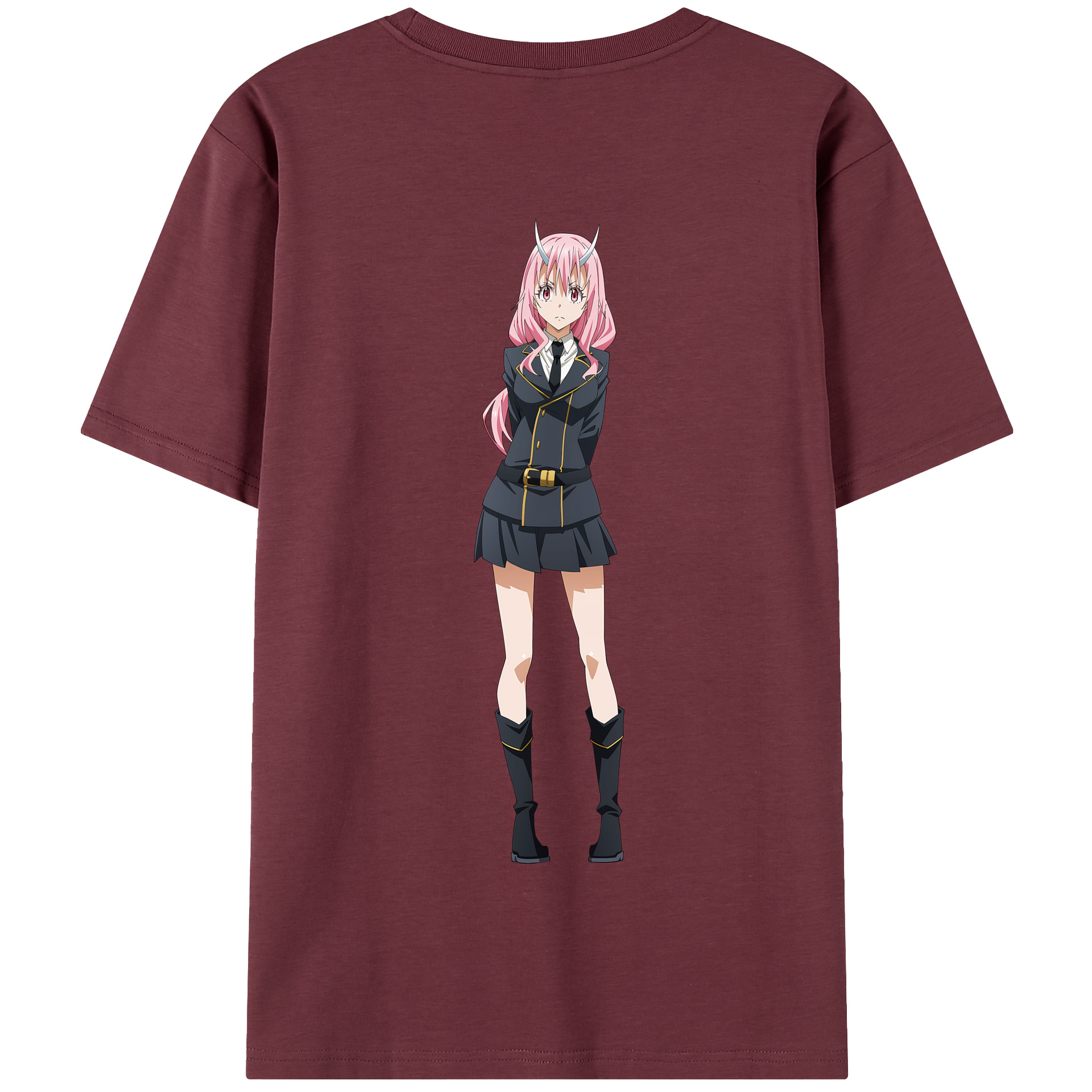 （画像用） 転スラ Regarding Reincarnated to Slime 綿100％半袖Tシャツ（背面プリント）